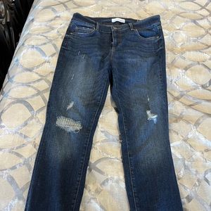 Loft dark denim jeans